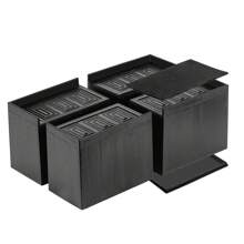 Pack Of 4 High Quality Adjustable Furniture Risers - Bed Risers, Table Risers, Chair Risers, Sofa Risers (Increase In Height 13.1 Cm) - Black - View 1