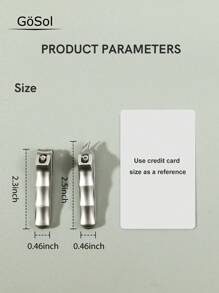 1 件弧形/倾斜优质锌合金和不锈钢指甲钳超锋利，老年人、成人、厚指甲指甲钳，专业指甲刀，锋利耐用指甲钳，适用于男士和女士的指甲和厚脚趾甲和嵌甲钳 - 彩色 - 查看 11