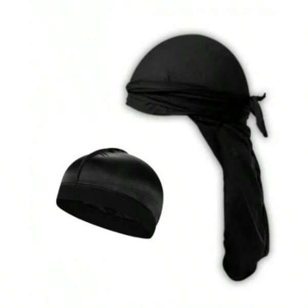 Kit com Durag e Waves Cap