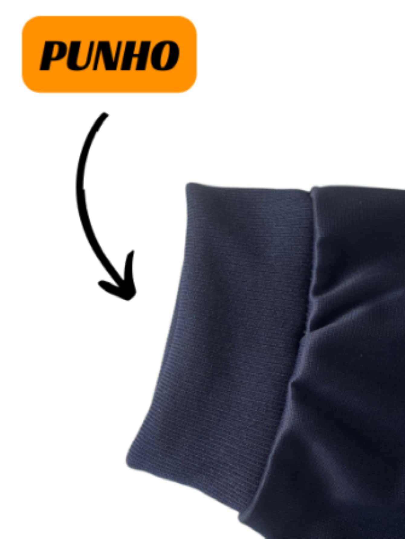 Calça Esportiva Estilo Namorado para Homens - Preto - Visão 3