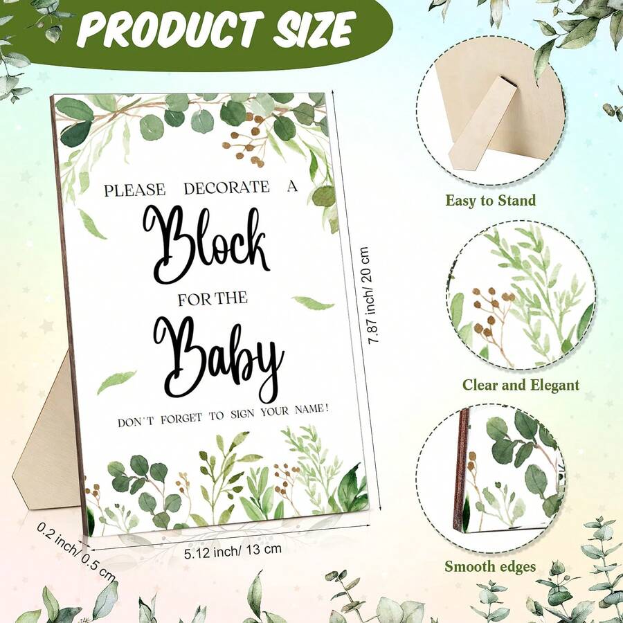 Kit de panneaux de jeux de baby shower, comprenant un panneau de jeu de