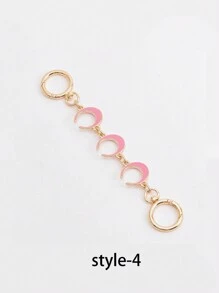 1/2 buc. Lanț de prelungire a geanților, prelungitoare de curele de poșetă Accesorii de înlocuire pentru lanț de prelungire a poșetei pentru geanta de umăr.