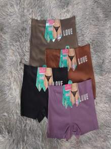 Women Safety Shorts - Multicolor - View 2