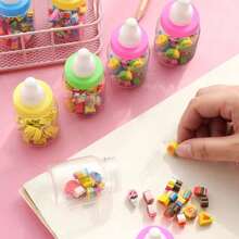 1 Box Of Food-Shaped Erasers, Random Fruit Design Erasers For Office, School, Party Use