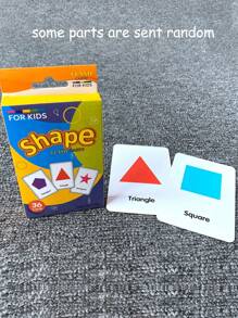 Montessori Early Education Flash Cards - Help Children Learn Body Parts And Fruit Parts, Improve Cognitive Ability, Educational Toys, Suitable For Preschool Children (Some Parts Randomly Sent). Applicable For School, Students, Stationery, Learning Supplies, Flash Cards, Montessori Education. - Multicolor - View 8