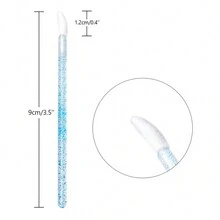 250 Pcs/50 Pcs Crystal Glossy Lip Gloss Applicator Disposable Lip Brushes, Makeup Tool Kit (Multicolor) - Multicolor - View 4