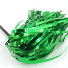 Juguete de gato distrayente de distribución aleatoria, borla de papel hecha a mano, palo de gato distrayente de colores, suministros para mascotas gatos - Multicolor - Ver 4