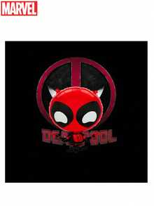 Marvel 1 PIEZA Globo de aluminio Deadpool con licencia oficial de Marvel Avengers, suministros de fiesta y decoración, mejor opción de regalo para fiestas de cumpleaños, navidad y fotos