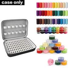 ALKOO Bobbin Holder, Bobbins Case Thread Organizer, Bobbins Spool Storage Box Holds Up To 84pcs Bobbins And 24pcs Sewing Thread Spools Compatible With Brother For Janome For Singer For Babylock (Box Only) Back To School School Storage Bag College Organization - Black - View 2