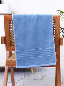 1 件纯色现代浴巾 - 超柔软吸水，适合浴室、健身房、酒店、海滩度假村，是日常使用和旅行的必备品，是送给每个人的完美礼物浴室装饰秋季装饰回到学校美容院家庭浴室 - 彩色 - 查看 6
