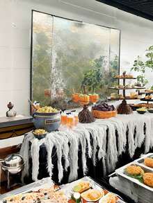 Magic 's Broom And Pumpkin Cup Holder - Halloween Resin Decoration Set, Multifunctional Use For Indoor And Outdoor - Multicolor - View 8