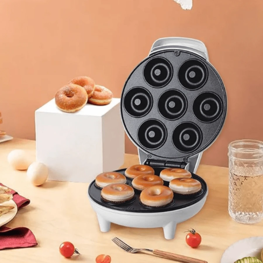 Donut Maker With Heat Dissipation Resistant, Easy To Clean, Non-Stick Coated Plate Machine - Ngẫu nhiên - Xem 1