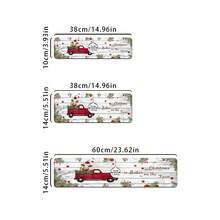 1pc Christmas Print Water Faucet Absorbing And Drying Mat, Vintage Coffee Absorbent And Quick-Dry Mat, Waterproof And Anti-Slip Bathroom Sink Vanity Mat For Home, Office, Commercial And Farm Use,Christmas Decor,Christmas Gift