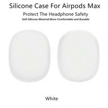 Apple Slime Silicone Protective Case Compatible With Airpods Max - Soft Silicone Cover, Waterproof, Dustproof, Fingerprint-Proof, Scratch-Resistant 360° Full Protection, Silicone Ear Cup Cover, Silicone Headband Cover, Silicone Headband Pad, Silicone Carrying Case, Flexible Silicone Material For Comfort, Durability And Easy Cleaning, Multiple Colors Available, Great Gift