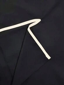 New Arrival Black Loose Casual Muslim 3/4 Sleeve Men Long Robe, Middle Eastern Style Leisure Robe - Black - View 4