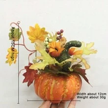 南瓜万圣节桌面客厅装饰泡沫南瓜场景布置摄影道具创意南瓜室内装饰,万圣节装饰,家居装饰万圣节派对 - 彩色 - 查看 8