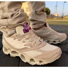 New Prophecy LS Lotus Flower Sneakers Imported - BE - Xem 2