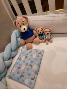 Pillowcase For Newborn Baby - Nuvem - 淺藍色 - 查看 5