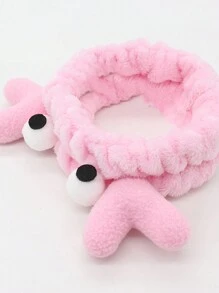 3 cái/bộ Băng đô Đối với phụ nữ , Màu thuần Cua Hình dạng Băng đô cài tóc , Đơn giản Băng tay Thiết kế , Không thấm nước & , có thể sử dụng Rửa Mặt , Mặc Trang điểm , Khuôn mặt SPA Hoặc A Tắm - Hồng - Xem 9