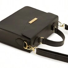 Kit 2 Small Bags Crossbody Strap With Adjustment And Hand Tote Strap - 1 Black Bag + 1 Ivory Bag - 彩色 - 查看 4