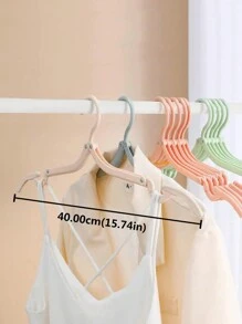 Portable Folding Clothes Hanger Foldable Travel Hangers Foldable Clothes Drying Hangers Lightweight Foldable Hangers For Dormitories, Schools, And Tourism, Household Plastic Materials Travel Accessory - Multicolor - View 4