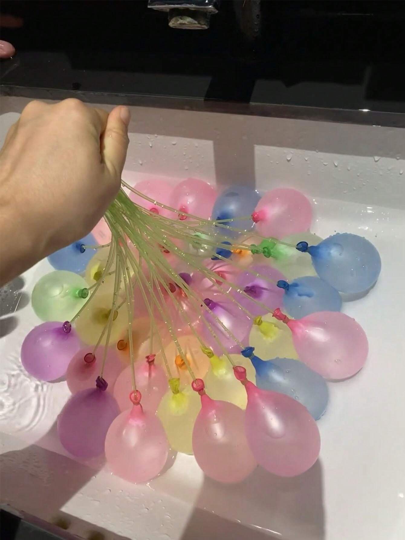 Random Color Water Balloons, Outdoor Quick-Fill Water Balloon Toys For ...