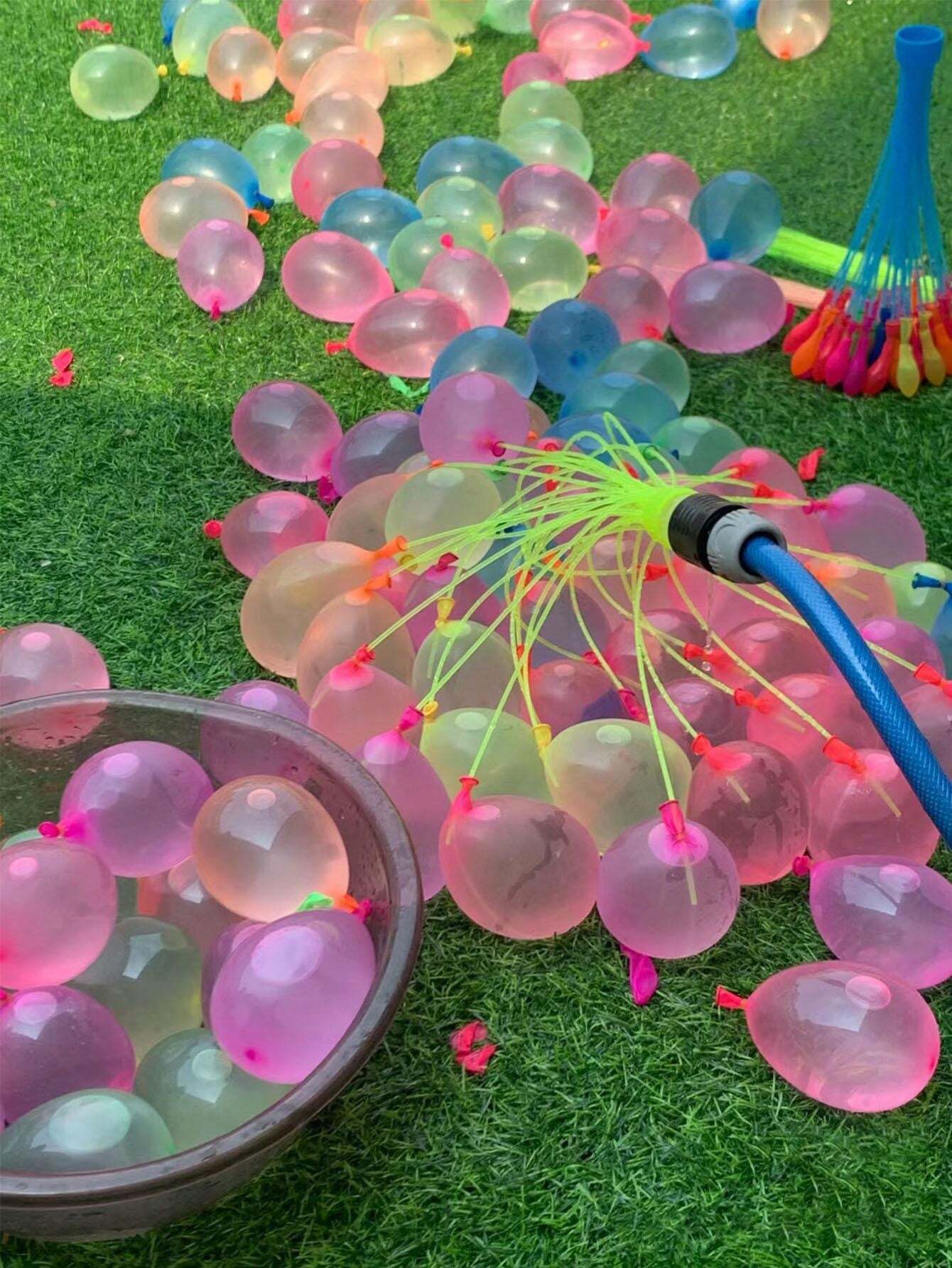 Random Color Water Balloons, Outdoor Quick-Fill Water Balloon Toys For ...
