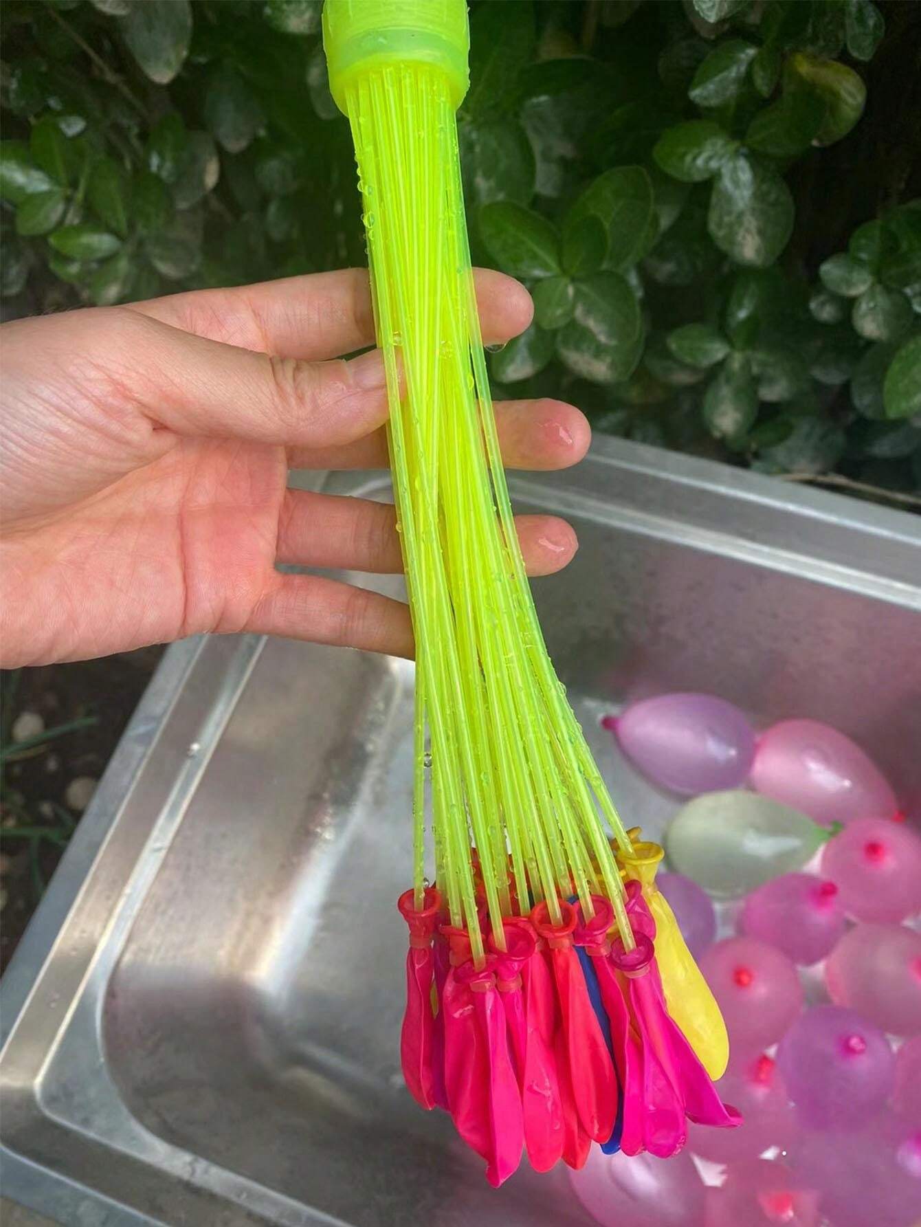 Random Color Water Balloons, Outdoor Quick-Fill Water Balloon Toys For ...