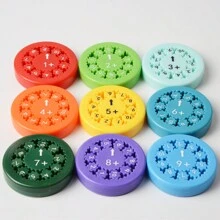 Math Fidget Spinners - Finger Spinning Toys With Numbers For Addition, Subtraction, Multiplication, Division - Multicolor - View 3