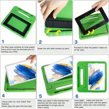 Compatible With Samsung Galaxy Tab A8 10.5"/Galaxy Tab A7 10.4"(2020,T500/T505) Tablet Case Handle Stand Shockproof EVA Cover