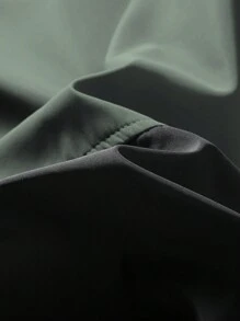 1 pieza Chaqueta deportiva con capucha de unicolor estilo novio, cazadora casual para exteriores