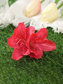 1pc Bohemian Style Artificial Flower Hair Clip Valentine's Day Valentines Claw Clips Hair Claws Hair Barrettes, Vacation Outfits Woman, Hair Accessories - Multicolor - View 18