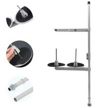 STRAIGHT WIRE HOLDER 2 CONES - 灰色 - 查看 2
