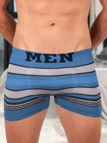 Kit Com 3 Cuecas Masculina Boxer Man Confortável Poliéster Estiloso Roupa Íntima Para Homens Ajuste Perfeito Uso Dia-a-Dia Alta Qualidade Toque Suave Suporte Excelente