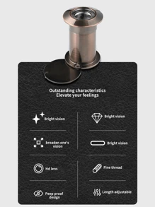 2-In-1 Tappo Spioncino Anti-Furto e Telecamera Campanello Per Il Monitoraggio Della Sicurezza Domestica