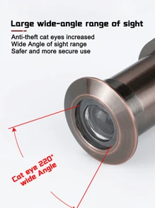 2-In-1 Tappo Spioncino Anti-Furto e Telecamera Campanello Per Il Monitoraggio Della Sicurezza Domestica