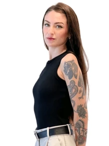 TANK TOP - màu đen - Xem 3