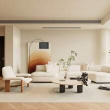 1pcs 1-Light Hanging Fabric Shade Floor Lamp Black Modern Adjustable Drum Floor Lamps Tall Pole Lamp For Living Room Bedroom Office - 查看 8