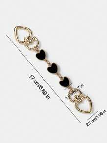 1/2 buc. Lanț de prelungire a geanților, prelungitoare de curele de poșetă Accesorii de înlocuire pentru lanț de prelungire a poșetei pentru geanta de umăr.