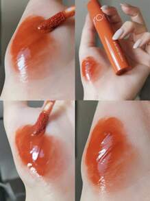 Rom&nd Romand 持久保湿唇彩 08 苹果棕 5.5克/0.2盎司，Romand 液体唇膏，水润亮泽妆效，韩国唇彩，持久显色，MLBB（My Lips But Better，我的嘴唇，但更美），保湿，高显色度，打造自然透明妆容，日常唇彩，韩国化妆品，礼盒装 - 08 APPLE BROWN - 查看 4