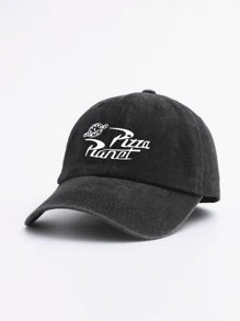 1入組「PizzaPlanet」印花棒球帽，多用途時尚爸爸帽，適用於戶外調節防曬運動帽，適用於女士男士的父親節 - PizzaPlanet - 查看 14