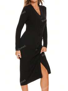 Beautiful Nomad Solid Longline Dual Pocket Button Front Cardigan