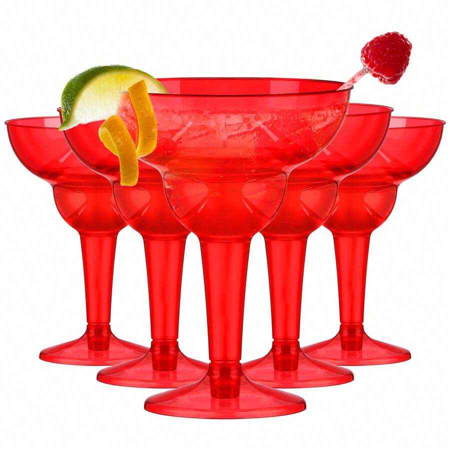 48 Pcs Disposable Plastic Margarita Glasses 12 Oz For Mexico Cinco De