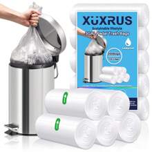 3 Rouleaux/26 Pièces (78 pièces) Petit Sac poubelle (45 cm/17,7 * 50 cm/19,6 po) Doublure de poubelle portative et épaissie, saine pour Salle de bain, Cuisine, Salon et Maison, Cuisine, Salle de bain, Maison, Fournisseurs pour la maison