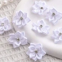 50pcs Handmade Embellished Flower DIY Clothing Accessories