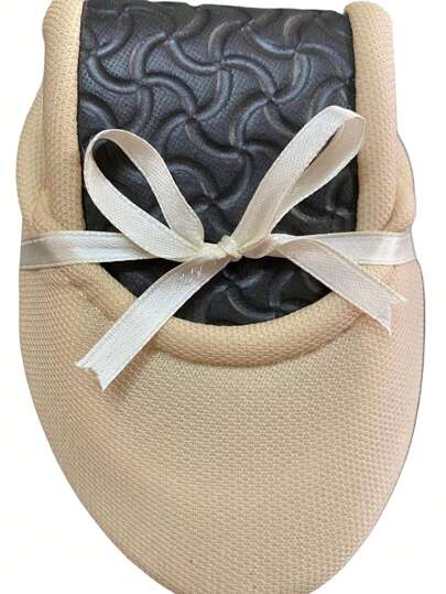 50 PARES/PAQUETE PANTUFLAS FOLDING FLATS "BEIGE" PARA BODA XV AÑOS EVENTOS RECUERDOS "FUERA TACONES BAILAR" DUB1 BASIC
