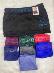 Bóxer juvenil de microfibra cortos Paquete De 6 Pzas Microfibra 8-10 y 12-14  surtido en colores - Multicolor - Ver 2