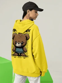 Blusa Moletom  Bear Fake Romance Urso CANGURU 2374 FLUXOGEEK