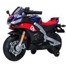 12v Kids Ride On Motorcycle, Electric Motorcycle For Kids, Kids Electric Motorbike For 2-5 Years Old,Battery Powered Kids Bike - Navy Blue - View 2