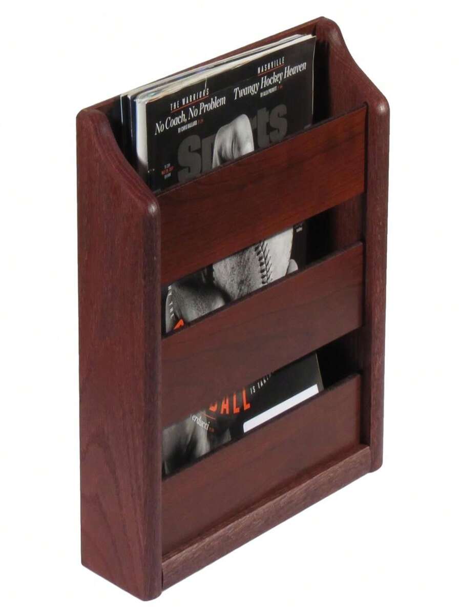 Unbeatablesale Wooden Mallet MRS1MH 1 Pocket Wall Mounted Magazine Rack ...
